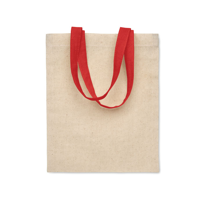 Petit sac en coton 140 gr à personnaliser CHISAI Rouge