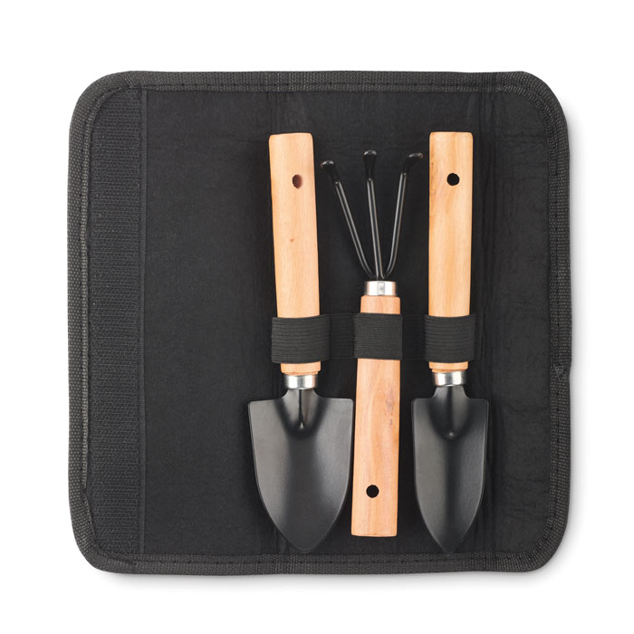 Set de 3 outils de jardinage personnalisable GRASS Noir