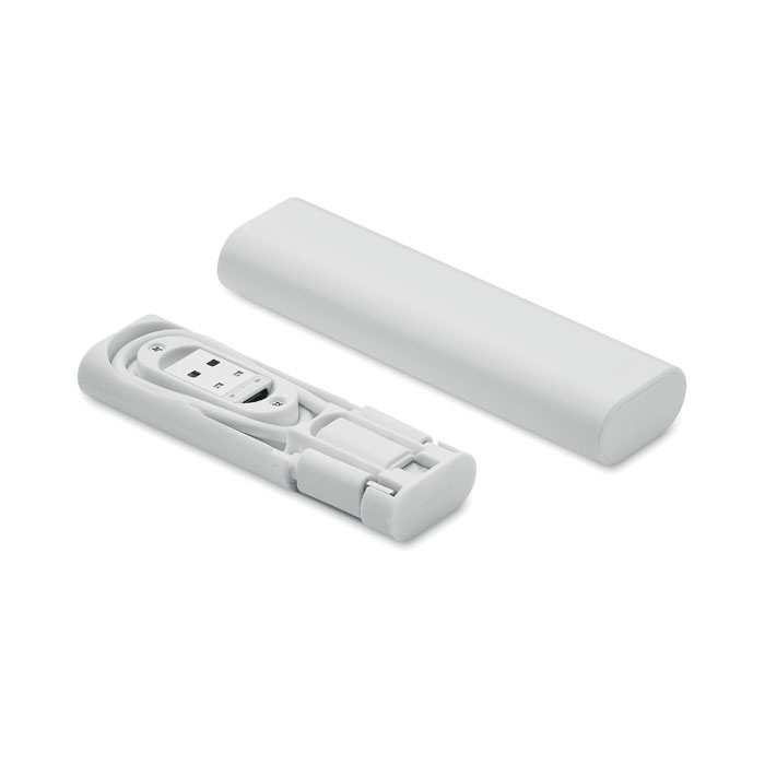 Câbles de charge publicitaire 9 en 1 SUPABLE Blanc
