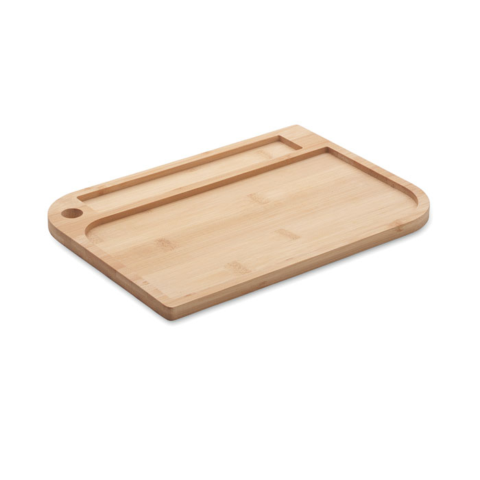 Plateau repas publicitaire en bambou LEATA Bois