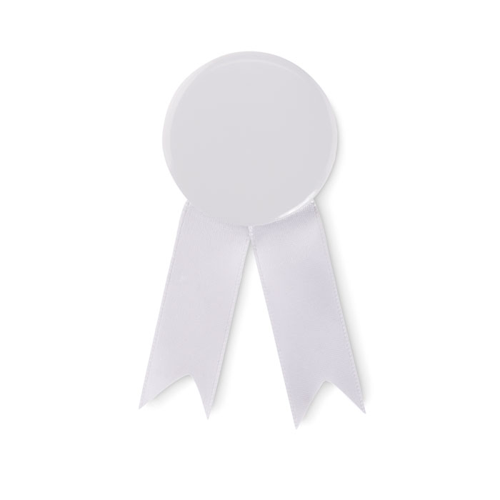 Ruban broche promotionnel LAZO Blanc