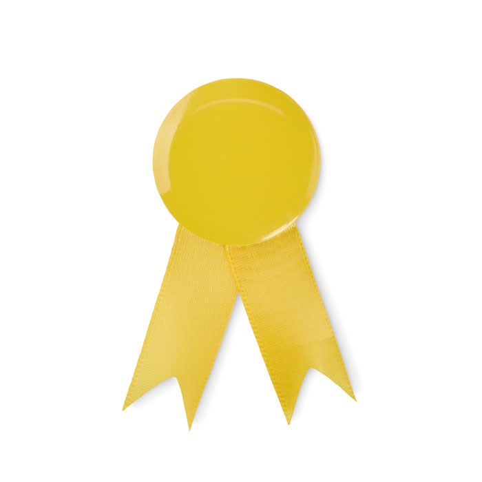 Ruban broche promotionnel LAZO Jaune