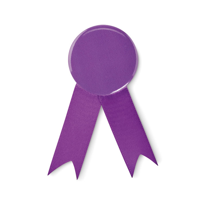 Ruban broche promotionnel LAZO Violet