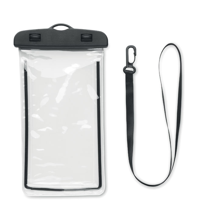 Pochette étanche personnalisée pour smartphone SMAG LARGE Noir