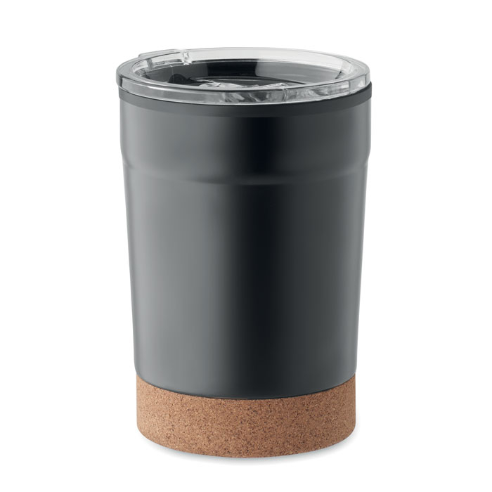 Gobelet publicitaire double paroi 300ml NOMU Noir