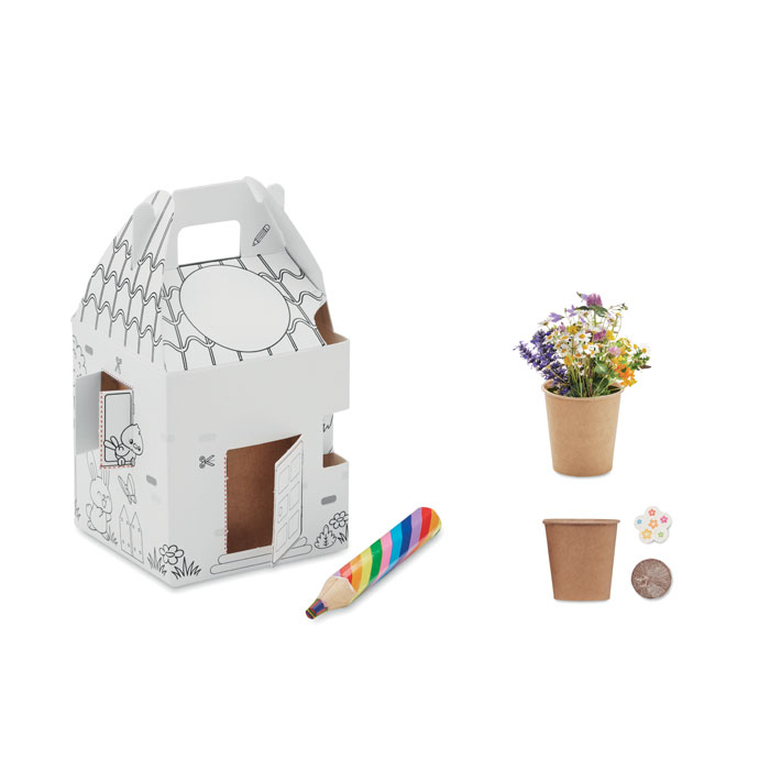 Set publicitaire de culture de graines FULLHOUSE multicolour
