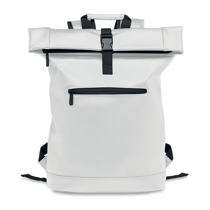 Sac à dos enroulable personnalisé ordinateur 15" BAI ROLL Blanc