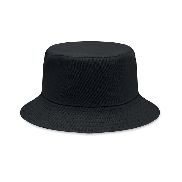 Bob personnalisé en coton brossé 260gr MONTI Noir