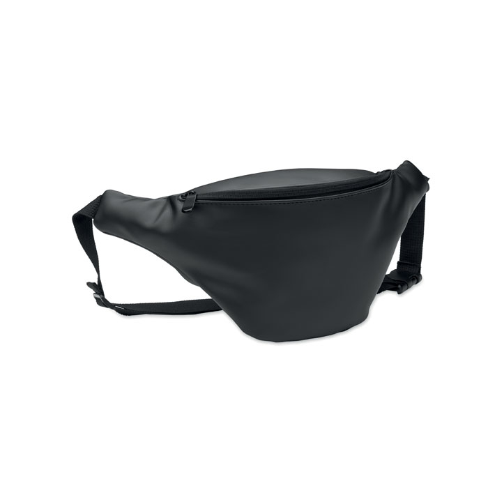 Sac banane promotionnel en PU souple BAI Noir