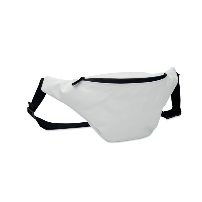 Sac banane promotionnel en PU souple BAI Blanc