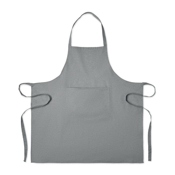 Tablier publicitaire en coton recyclé 220gr CUINA Gris