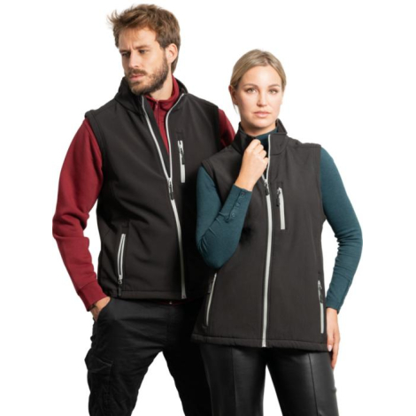 Gilet publicitaire softshell unisexe Nevada ROLY