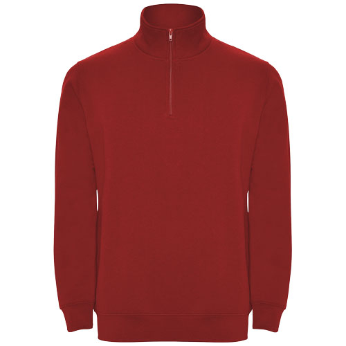 Pull zippé promotionnel unisexe 280gr Aneto ROLY Rouge