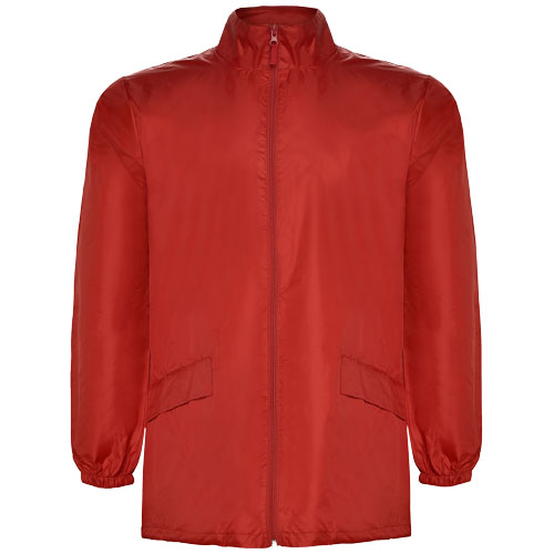 Veste de pluie unisexe à personnaliser Escocia ROLY Rouge
