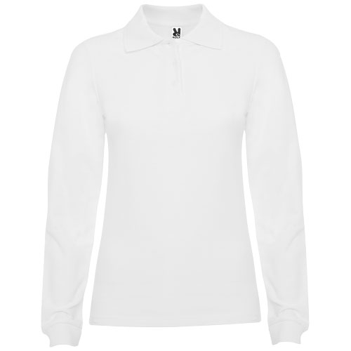 Polo publicitaire Femme coton 220gr Estrella ROLY Blanc