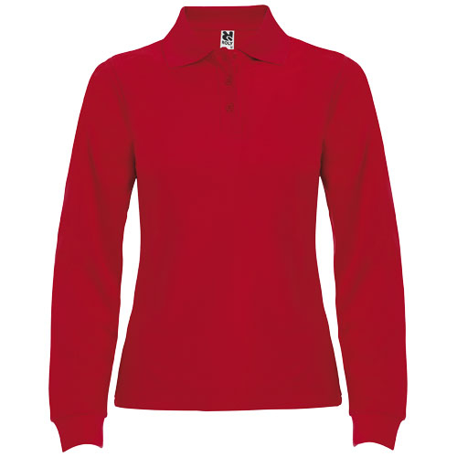 Polo publicitaire Femme coton 220gr Estrella ROLY Rouge