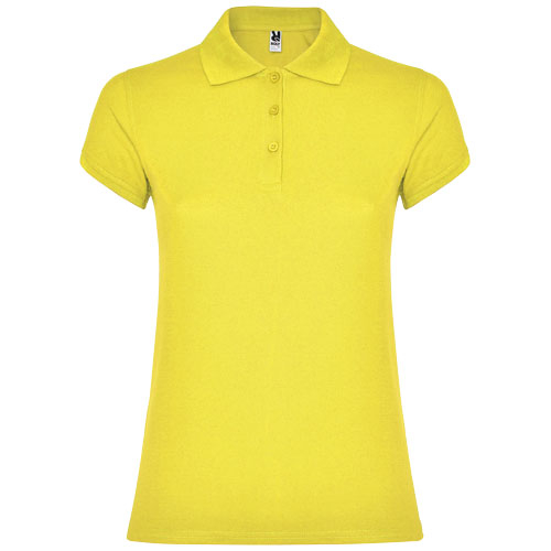 Polo Femme publicitaire coton 200gr Star ROLY Jaune