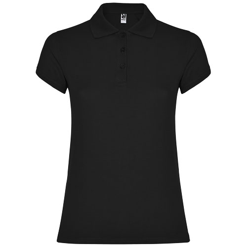 Polo Femme publicitaire coton 200gr Star ROLY Noir