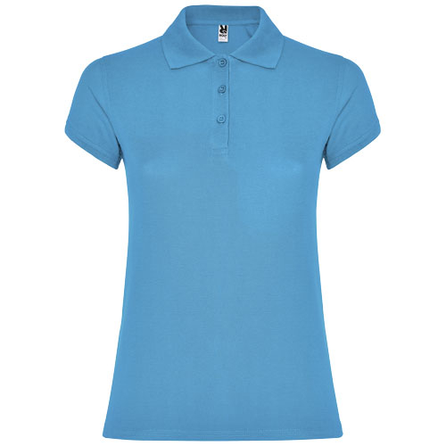 Polo Femme publicitaire coton 200gr Star ROLY Turquoise