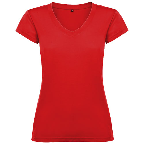 T-shirt promotionnel col en V Femme 155gr Victoria ROLY Rouge