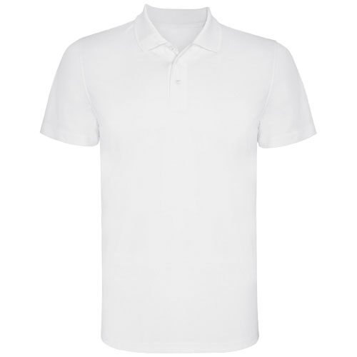 Polo sport publicitaire Homme 150gr Monzha ROLY Blanc