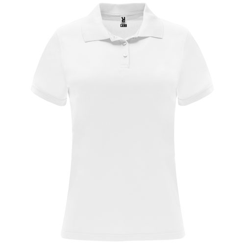 Polo sport promotionnel Femme 150gr Monzha ROLY Blanc