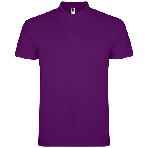 Polo pour homme coton 200gr personnalisé Star ROLY Violet