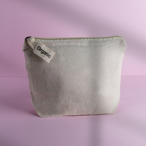 Trousse de beauté personnalisée 100% en coton bio - Port
