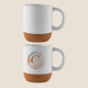 Tasse promotionnelle céramique et liège 420ml MOROCCO