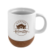 Tasse promotionnelle céramique et liège 420ml MOROCCO