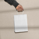 Sac en papier personnalisable 18x24x8 cm GALI WHITE