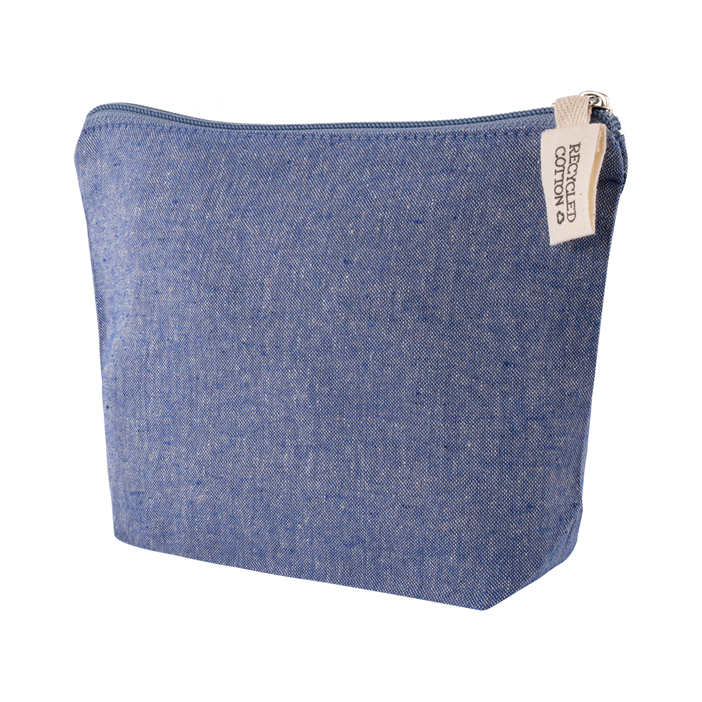 Trousse personnalisée 100% coton recyclé - Tetiaroa Bleu
