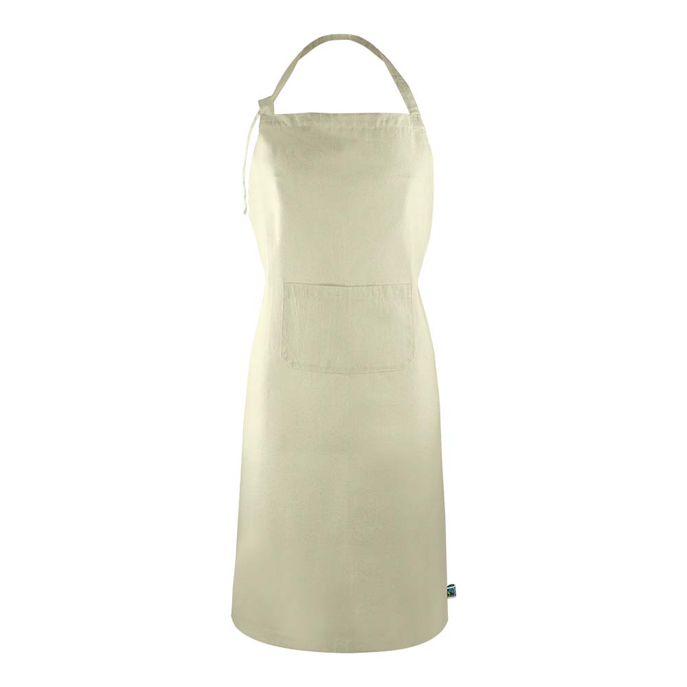 Tablier personnalisable en coton Fair Trade SAMOA Naturel