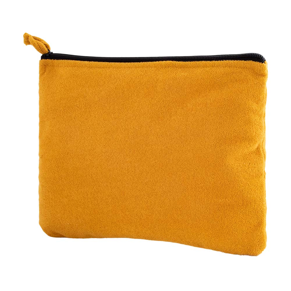 Trousse de beauté promotionnelle polyester - Caicos Jaune