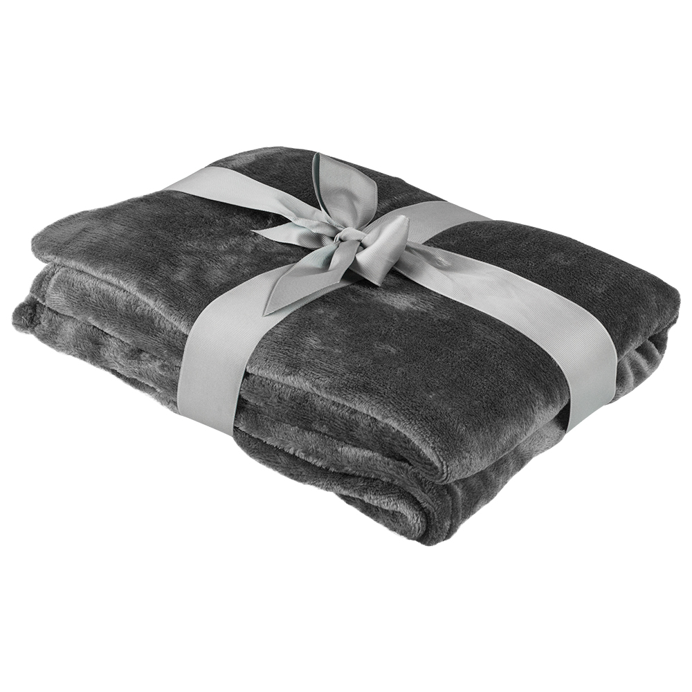 Couverture polaire publicitaire St Moritz Gris