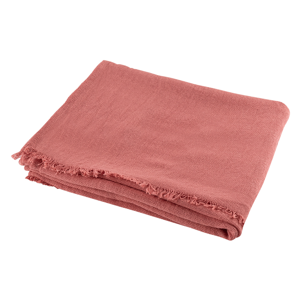 Foulard - Greta - personnalisable en coton recyclé Rose