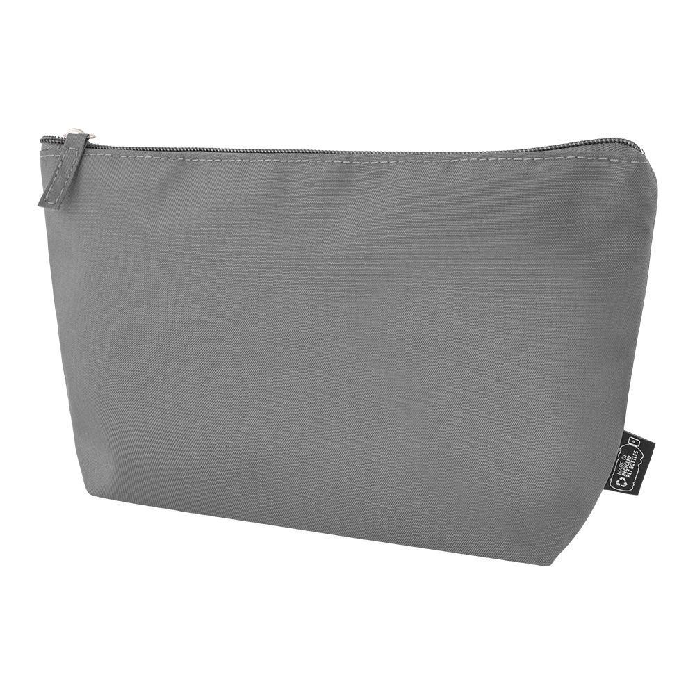 Trousse personnalisée à cosmétiques en rPET - Shed Gris