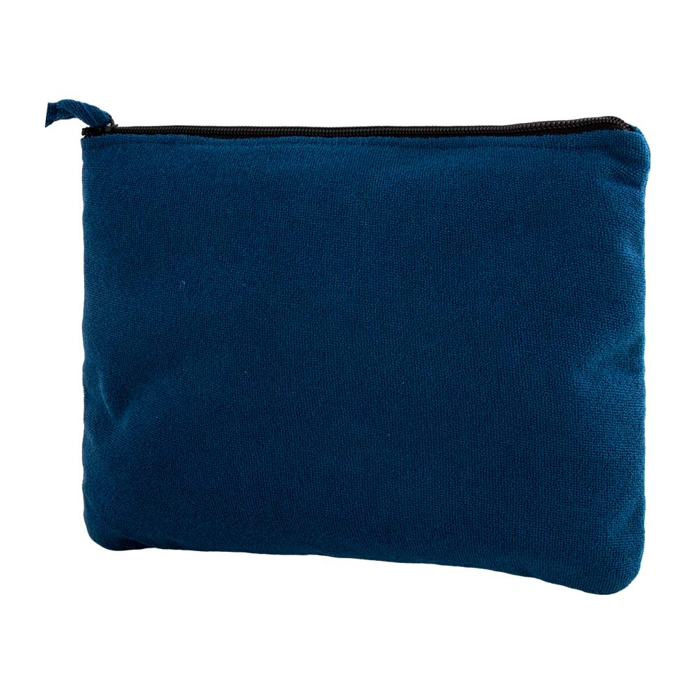 Trousse de beauté promotionnelle polyester - Caicos Bleu
