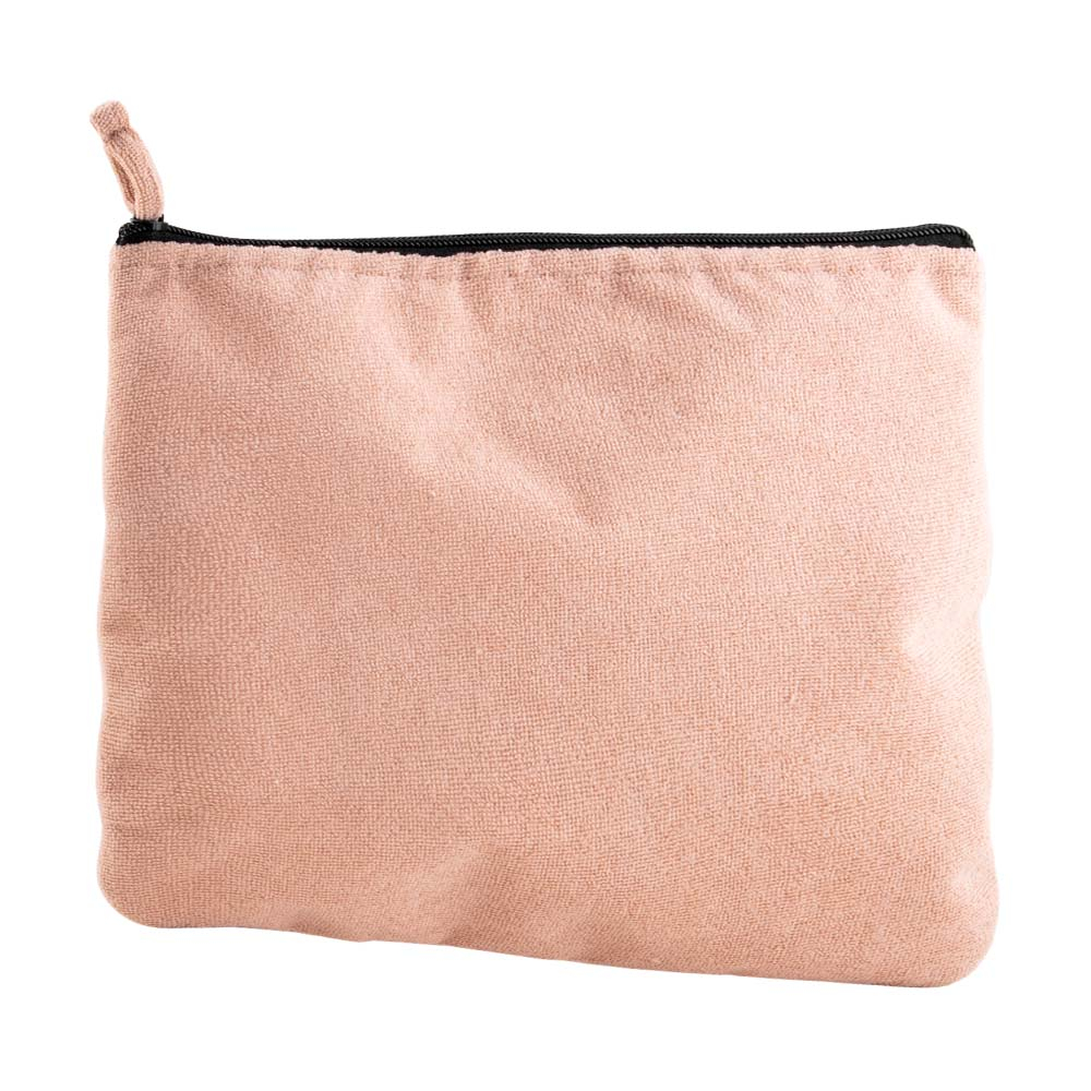 Trousse de beauté promotionnelle polyester - Caicos Rose