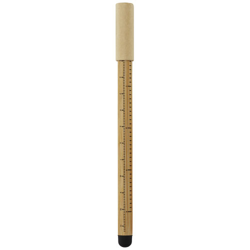 Stylo règle promotionnel en bambou sans encre Mezuri Naturel