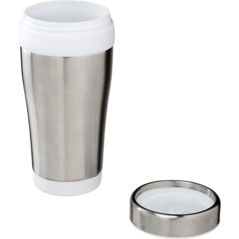 Mug publicitaire de 410ml en inox recyclé Elwood