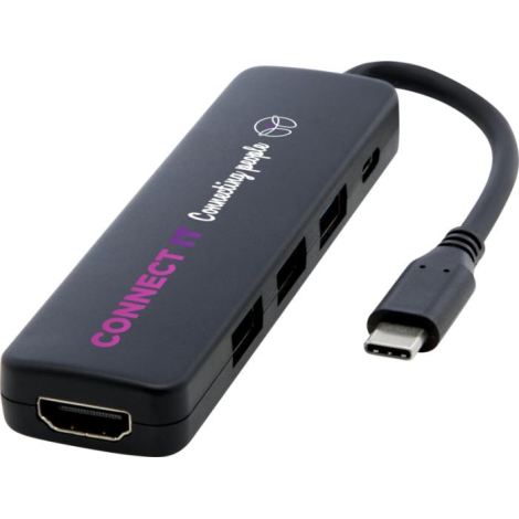 Adaptateur multimédia promotionnel avec port HDMI Loop