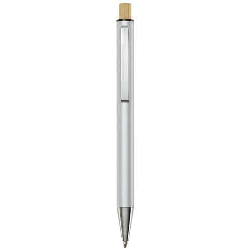 Stylo bille en aluminium recyclé personnalisable Cyrus Argent