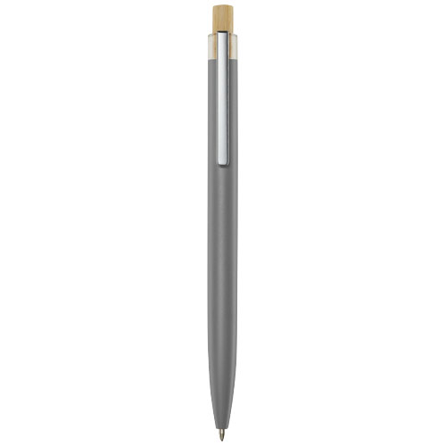 Stylo bille personnalisé alu recyclé Nooshin Gris