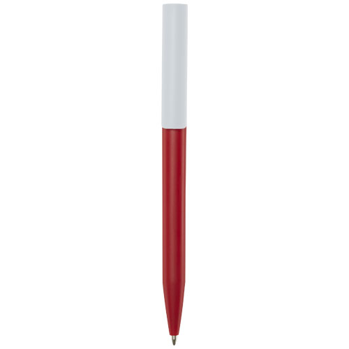 Stylo en plastique recyclé à personnaliser Unix Rouge