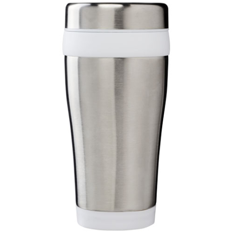 Mug publicitaire de 410ml en inox recyclé Elwood