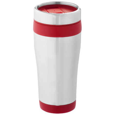 Mug publicitaire de 410ml en inox recyclé Elwood