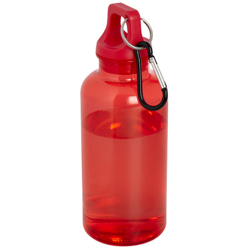 Bouteille promotionnelle avec mousqueton 400ml Oregon Rouge