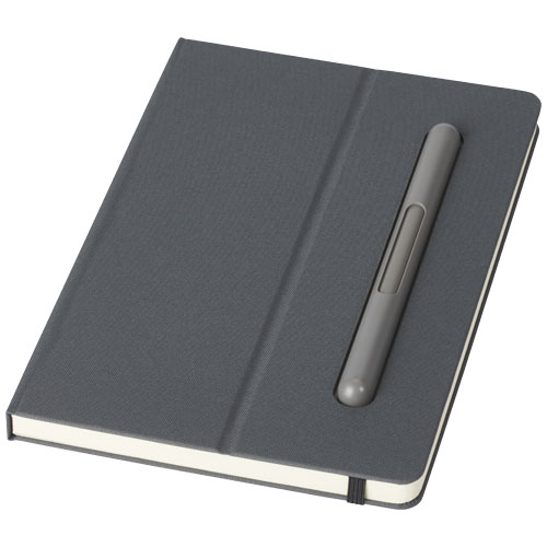 Carnet A5 et stylo à personnaliser Skribi Gris