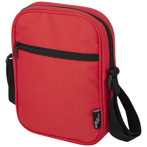 Sac bandoulière 2 L recyclé personnalisable Byron Rouge